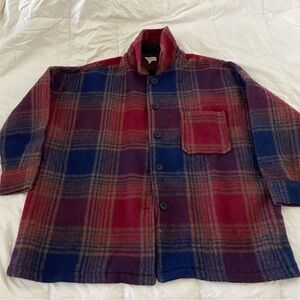 Buykud flannel button jacket women size xxl